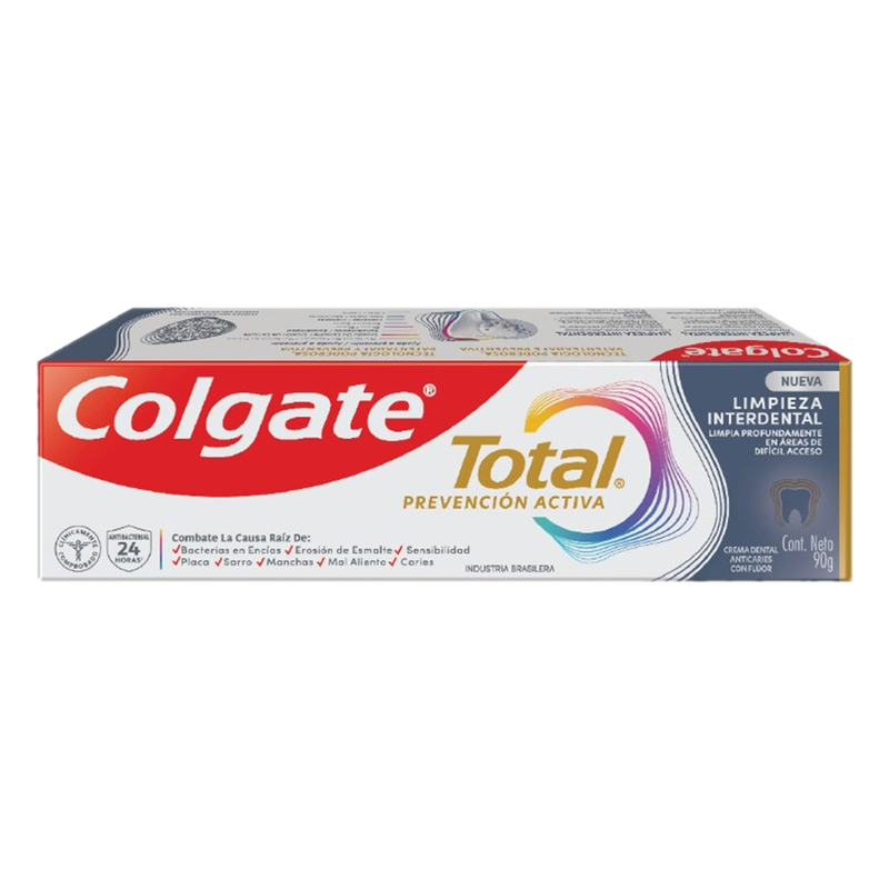 Pasta Dental Colgate Total Limpieza Interdental 90 G