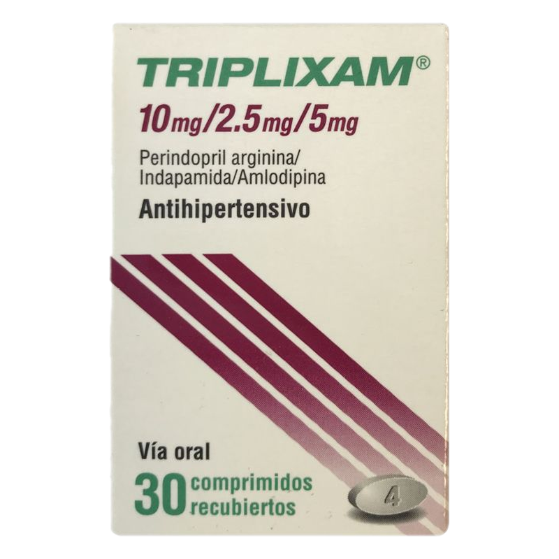 Triplixam 10/2.5/5 Mg X 30 Comprimidos