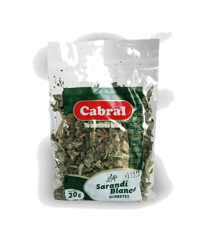Te Cabral Sarandi Blanco Bolsa 20 G