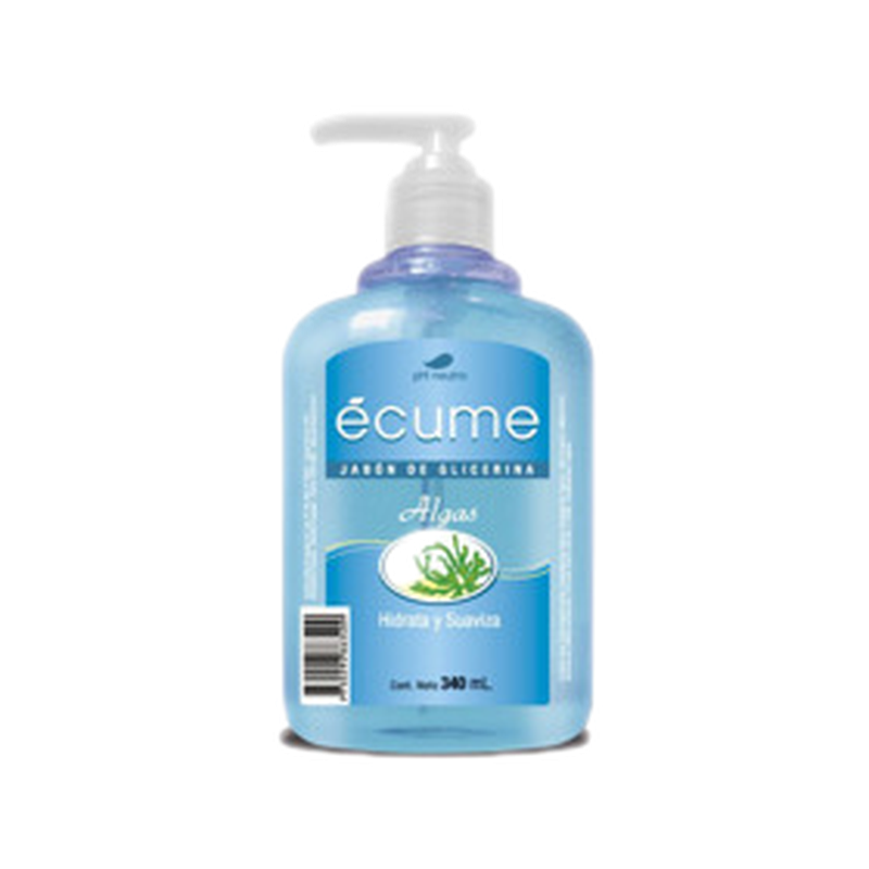 Ecume Jabon Liquido Algas Glicerina Valvula [340 Ml]
