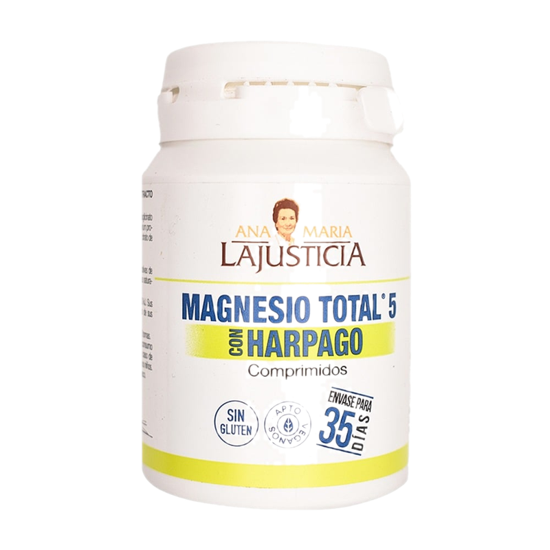 Magnesio Total 5 Con Harpago Ana María Lajusticia 70 Comprimidos