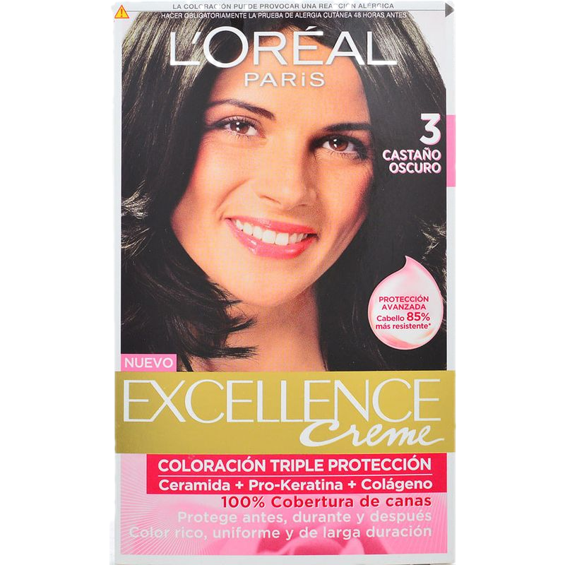 Coloración Excellence Castaño Oscuro 3