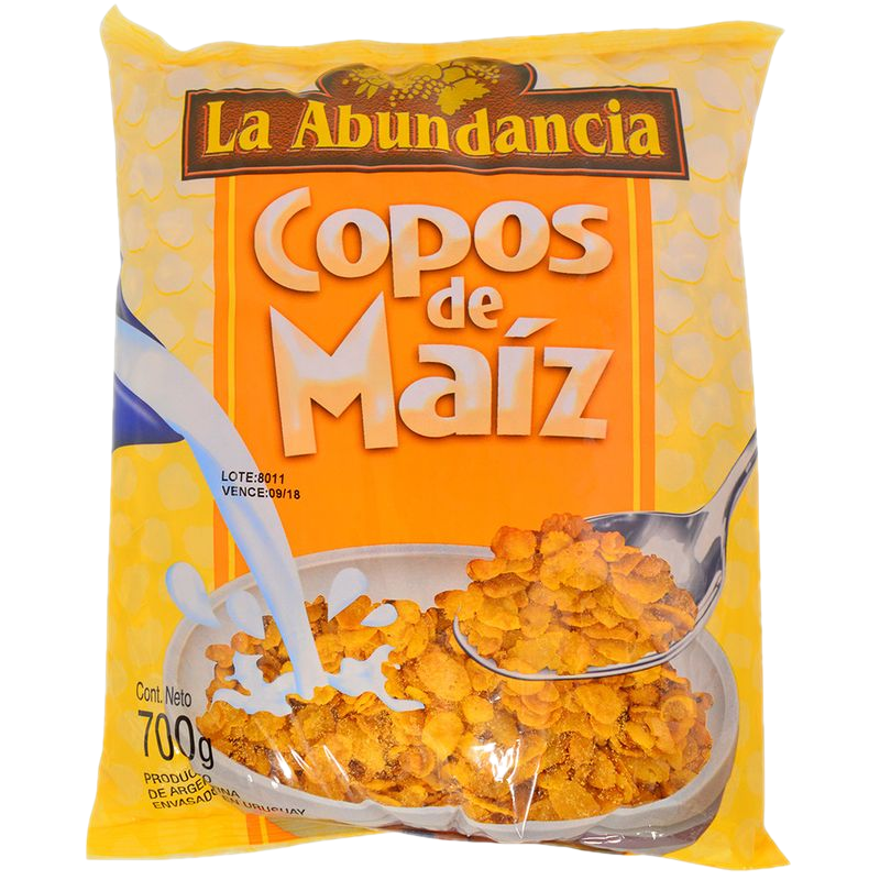 Copos De Maíz La Abundancia Naturales 700 G