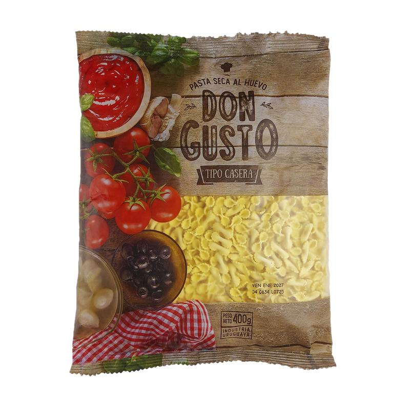 Pasta Don Gusto Huevo Tripolino Tipo Casera 400 G