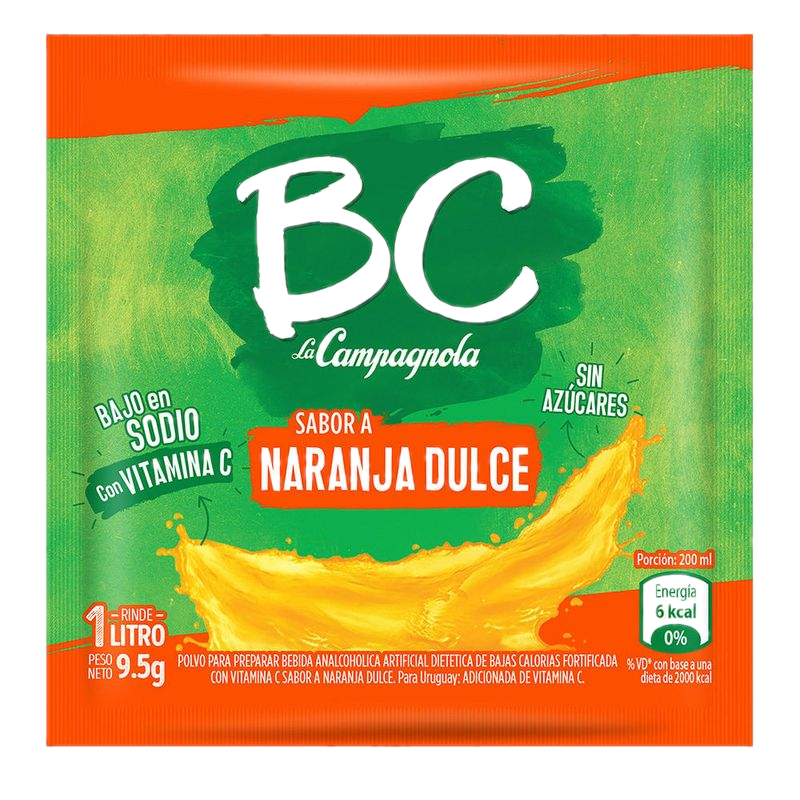 Refresco Bc La Campagnola Naranja Dulce 7 G