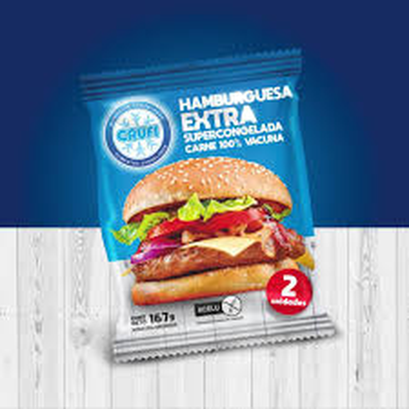 Hamburguesa Crufi 2 Unidades 84