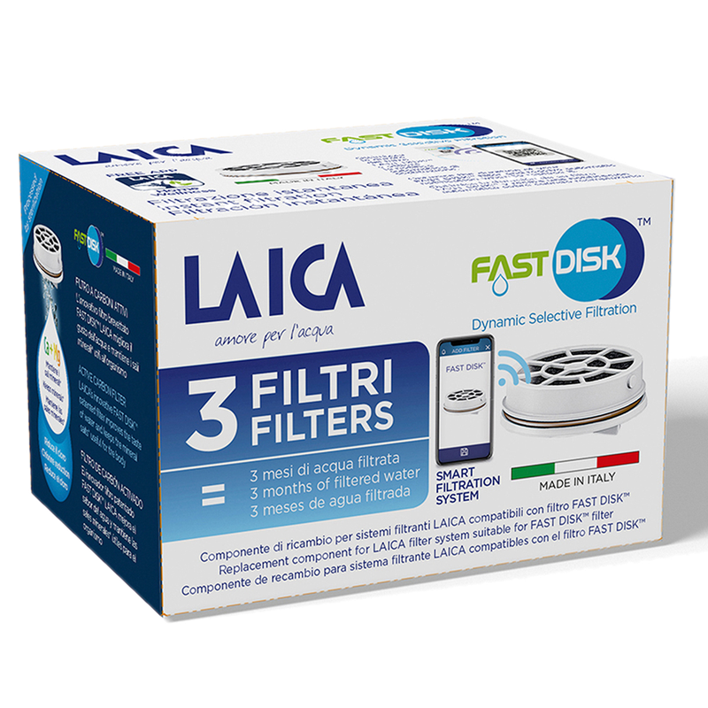 Pack Filtro De Carbono Laica Fast Disk 3 Unidades