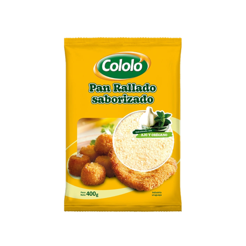 Pan Rallado Cololo Saborizado Ajo Y Orégano 400 G