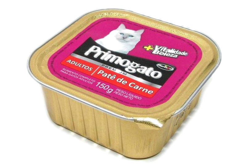 Alimento Para Gato Primogato Paté De Carne 150 G
