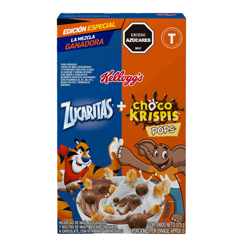Cereales Kellogs Zucaritas+choco Krispis 175 G