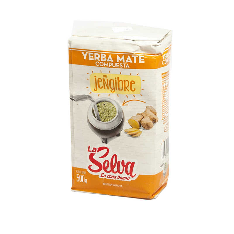 Yerba Mate Compuesta Con Jengibre La Selva 500 G