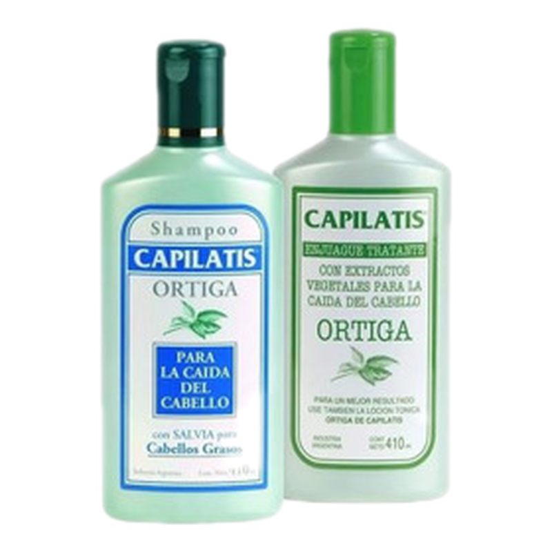 Capilatis Shampoo Ortiga Graso + Acondicionador Pack (410+410 Ml)