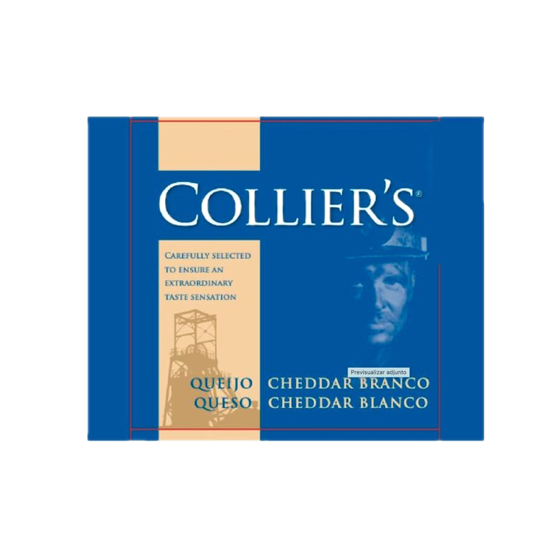 Queso Cheddar Blanco Collier's 200 G