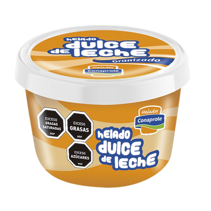 Helado Dulce De Leche Granizado Conaprole Vaso 250 Ml