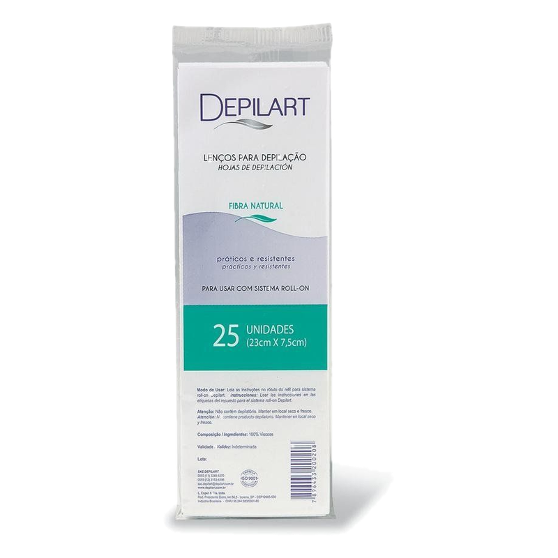 Bandas Depilatorias Depilart 25 Unidades