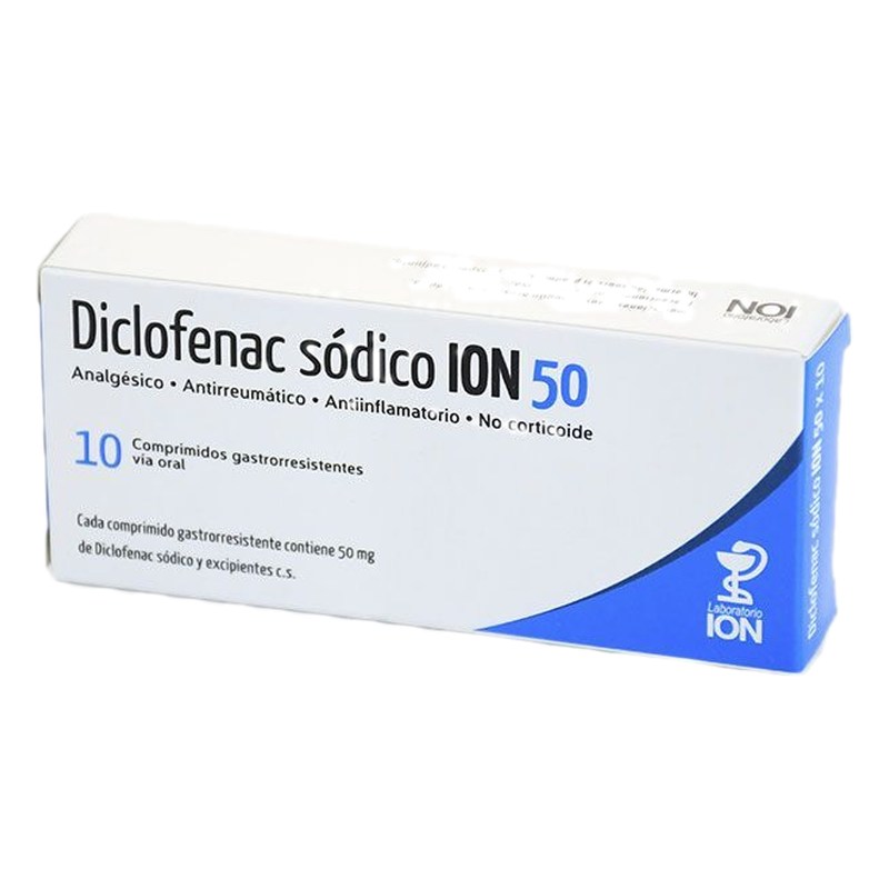 Diclofenac Ion 50 Mg X 10 Comprimidos