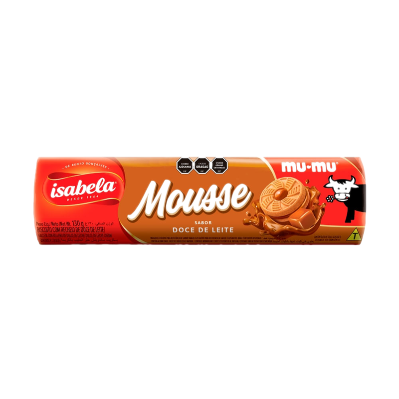 Galleta Rellena Isabela Mousse Dulce De Leche 130 G