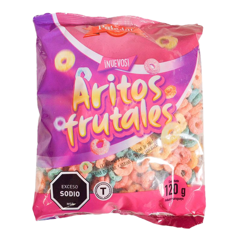 Copos De Maíz Paladar Aritos Frutales 120 G