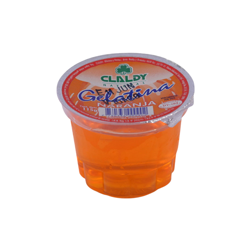 Gelatina Claldy Naranja 115 G