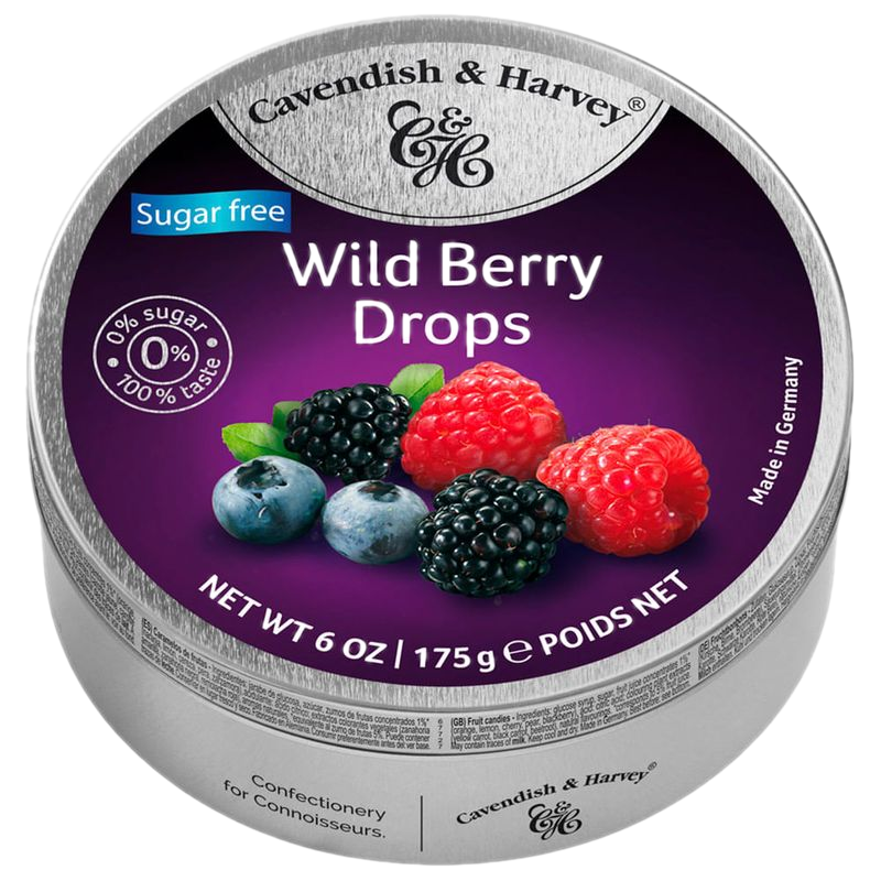 Caramelos Cavendish Light Wildberry 175 G