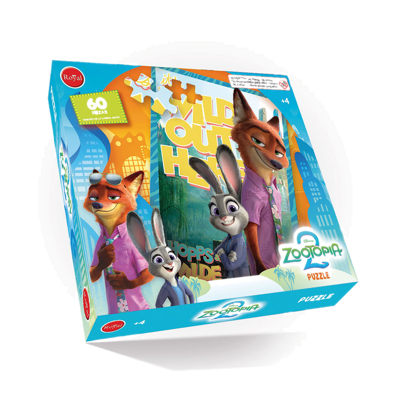 Puzzle Zootopia 2 Royal 60 Piezas