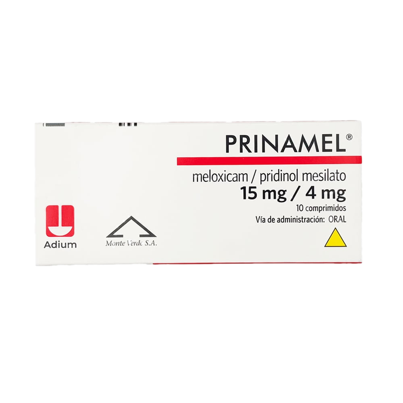 Prinamel 15 Mg/4 Mg 10 Comprimidos