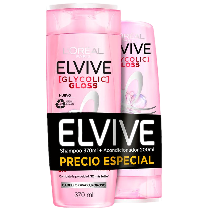 Pack Elvive Shampoo 370 Ml Acondicionador 200 Ml