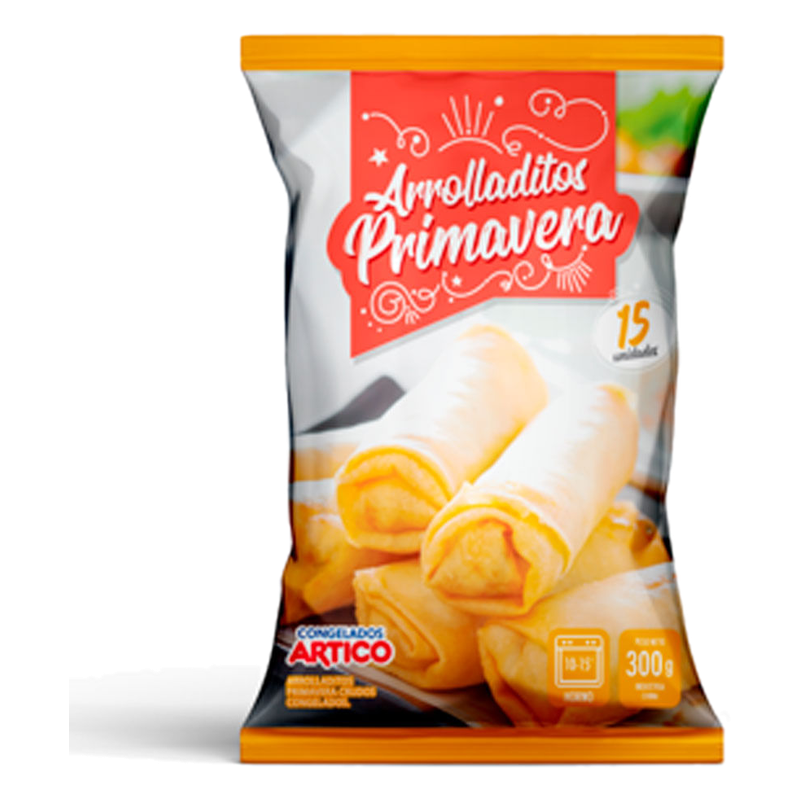 Arrolladitos Primavera Artico 300 G 15 Unidades