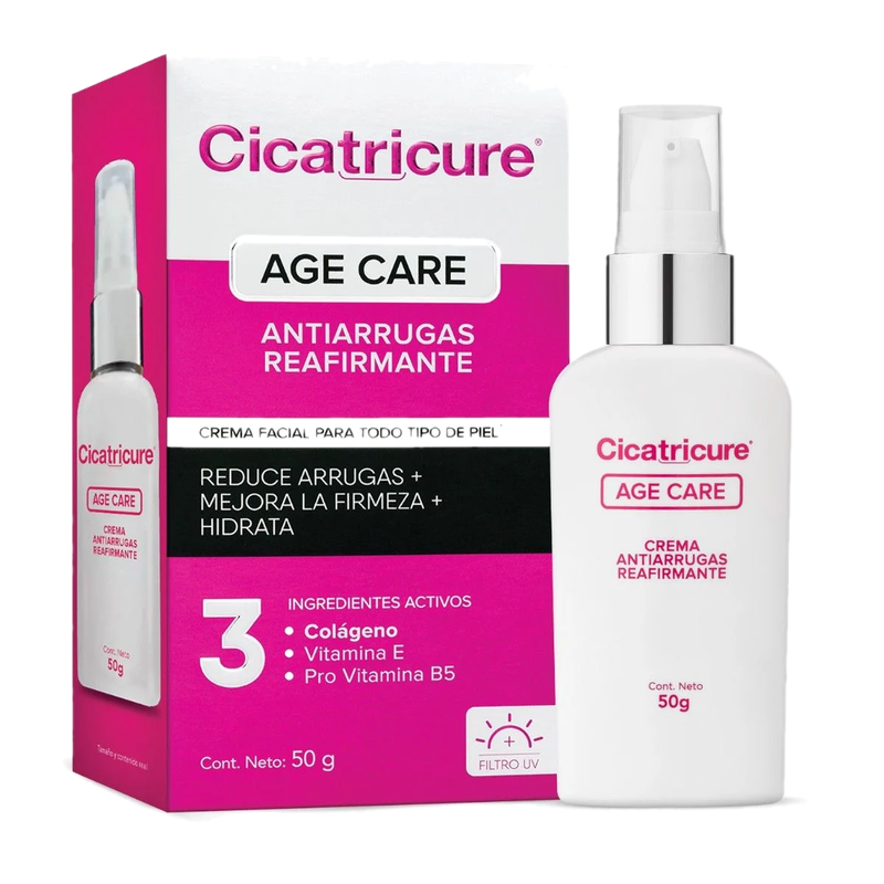 Crema Facial Cicatricure Age Care Reafirmante 50 Ml