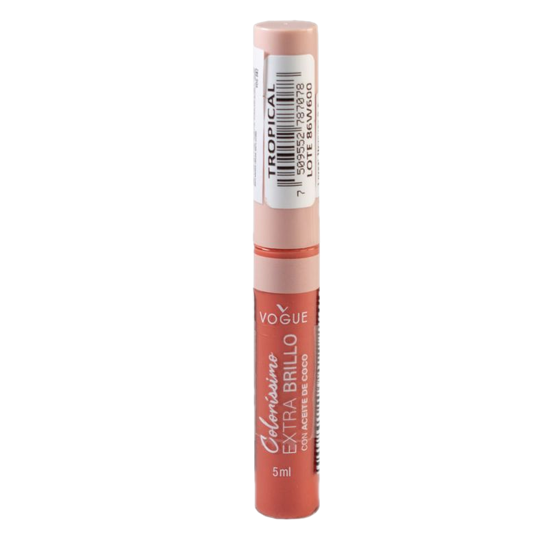Labial Vogue Gloss Color Extra Brillo Tropical 5 Ml