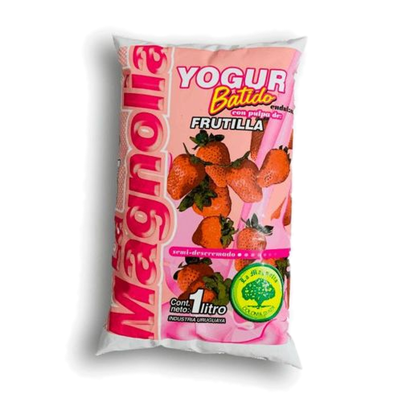 Yogur La Magnolia Batido Frutilla 1 L