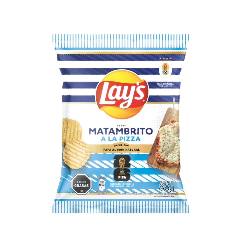 Papas Fritas Lay's Matambrito A La Pizza 86 G