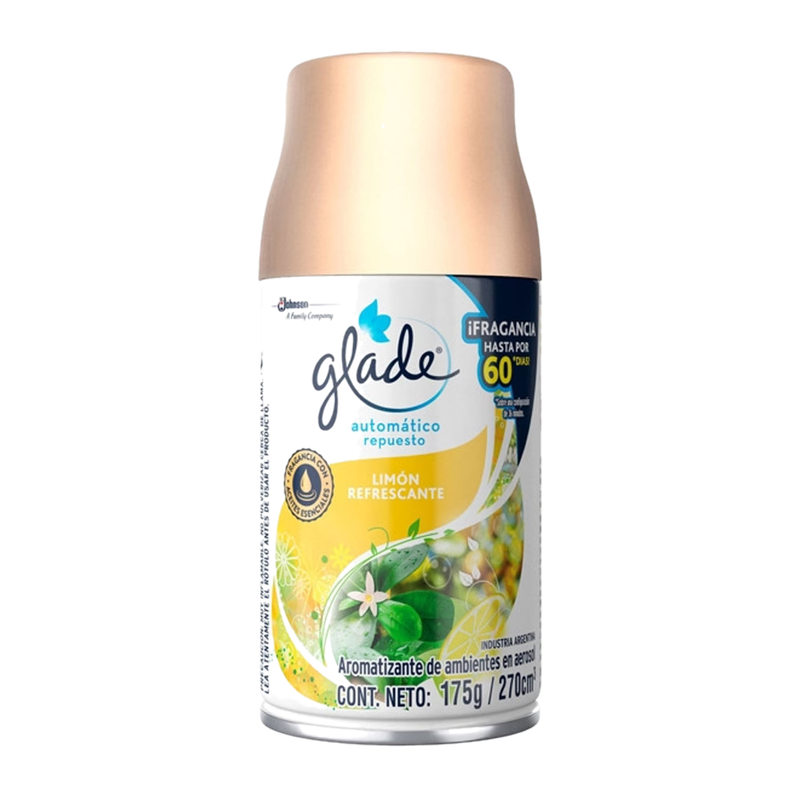 Aromatizante Glade Automatico Limon 175 G Repuesto
