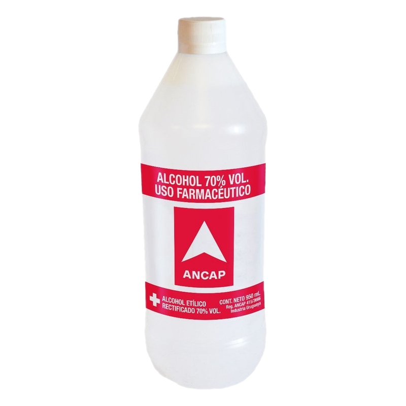 Alcohol Rectificado 70% Vol Ancap 950 Ml