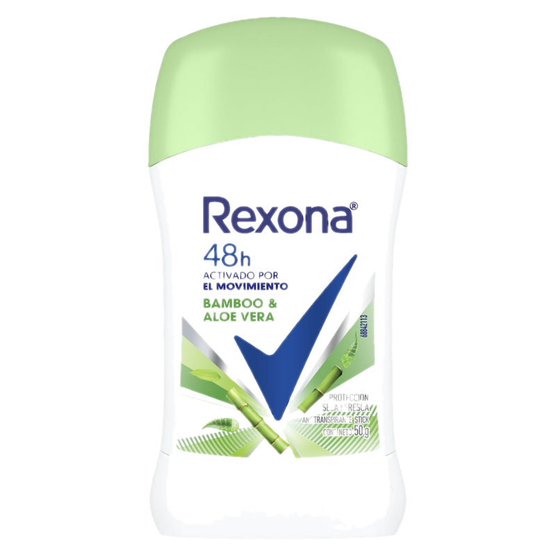 Antitranspirante En Barra Rexona Woman Bamboo Y Aloe 50 G