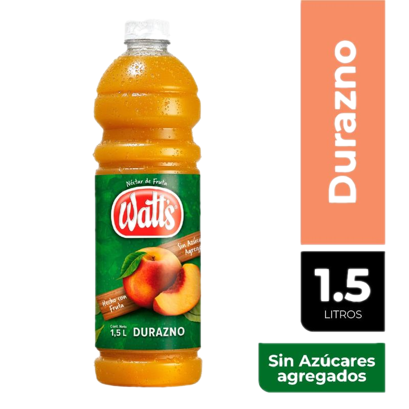 Jugo Watts Durazno 1.5 L