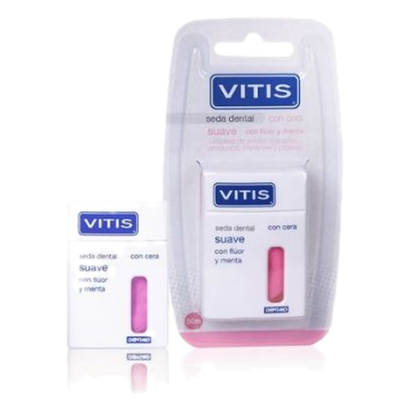 Cinta Dental Vitis Cera Fluor Menta 50 M