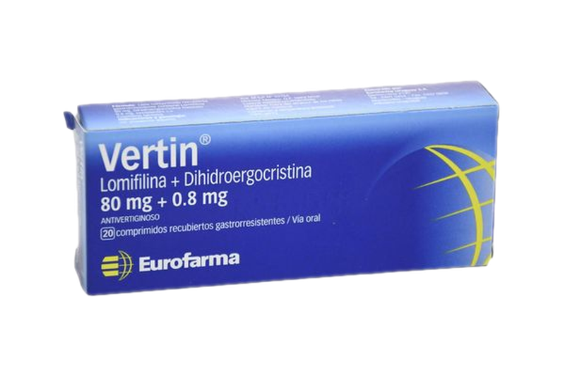 Vertin X 20 Comprimidos