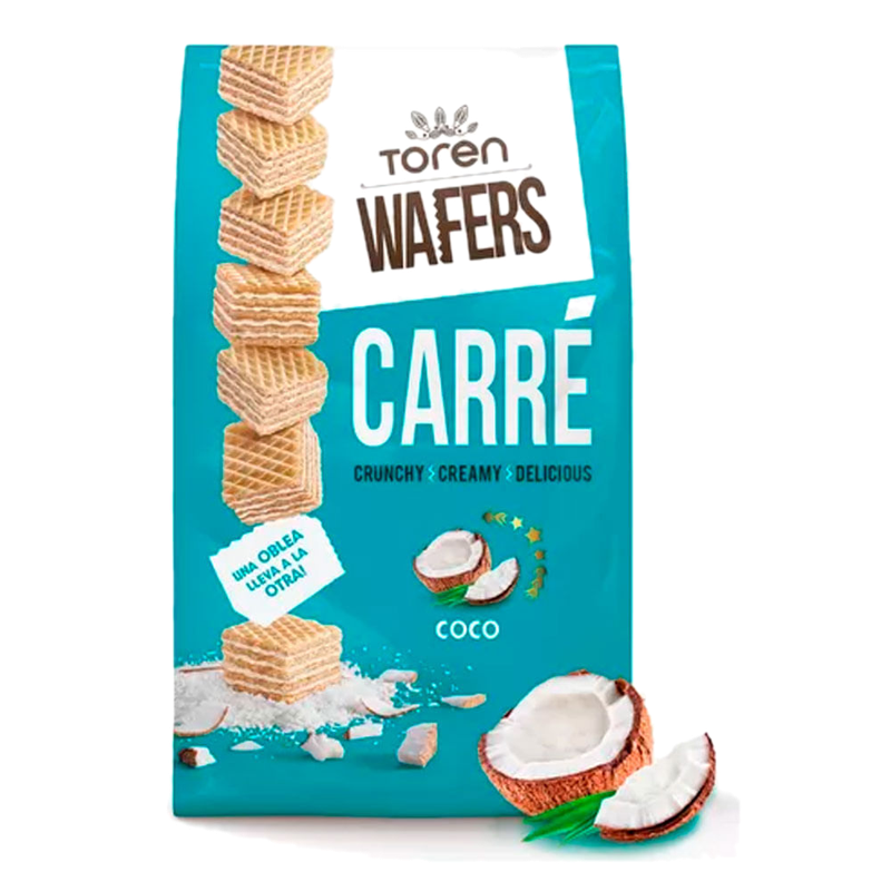 Obleas Toren Carre Coco 125 G