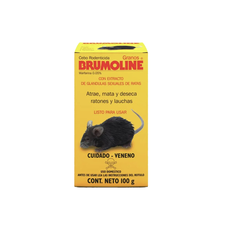 Raticida Brumoline Para Lauchas 100 G