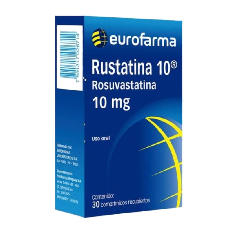 Rustatina 10 Mg 30 Comprimidos Recubiertos