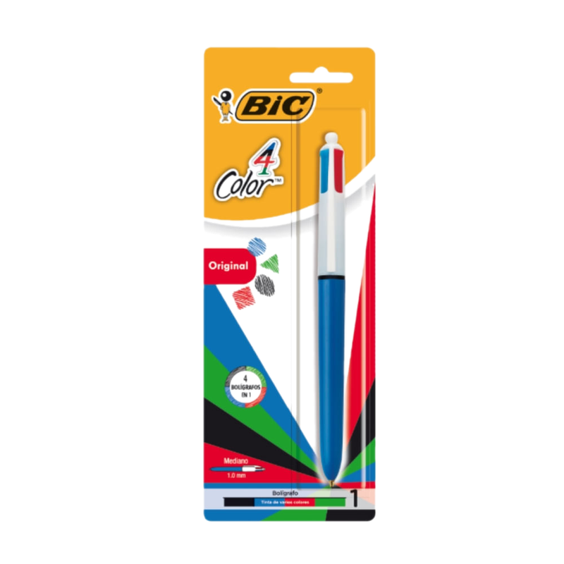 Bolígrafo 4 En 1 Bic 4 Colores Originales