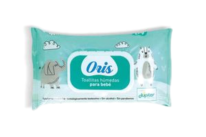 Toallitas Húmedas Para Bebé Oris 60 Unidades