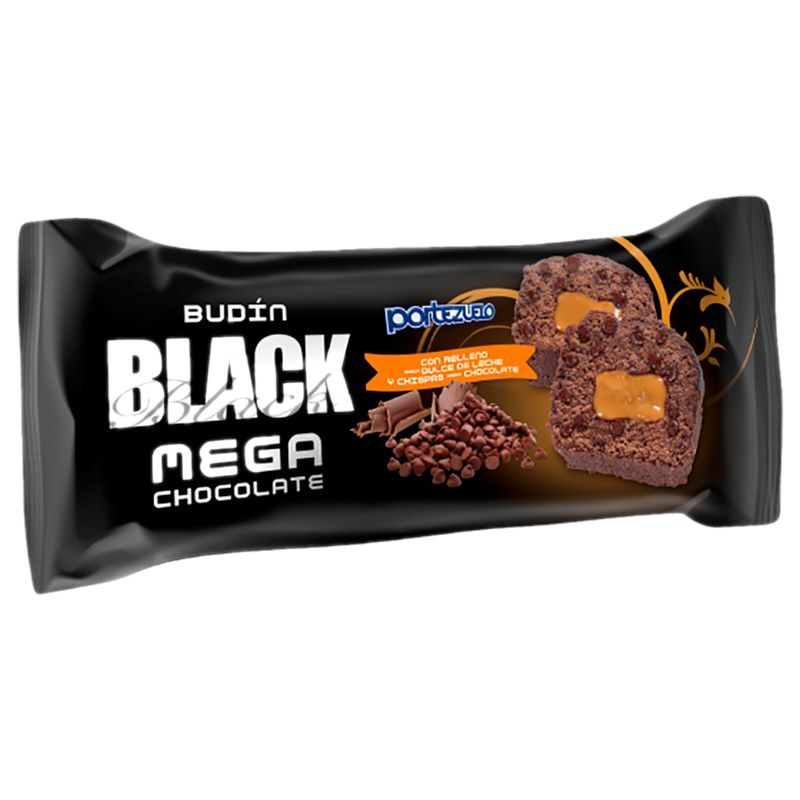 Budín Portezuelo Black Mega Dulce De Leche 275 G