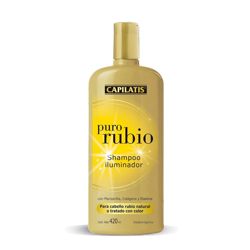 Shampoo Capilatis Puro Rubio Iluminador 420 Ml