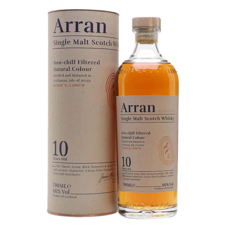 Whisky Escocés Arran 10 Años 700 Ml