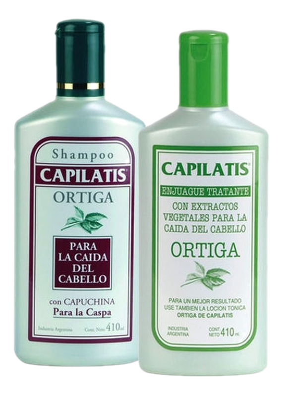 Capilatis Pack Shampoo + Acondicionador Ortiga Caspa 410 Ml