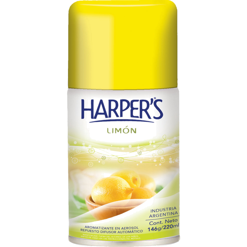 Aromatizante Harper S Limon Aerosol 220cc