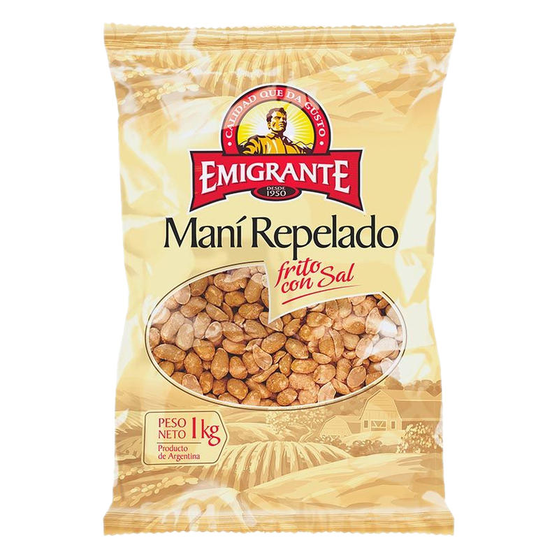 Maní Frito Emigrante Con Sal 1 Kg