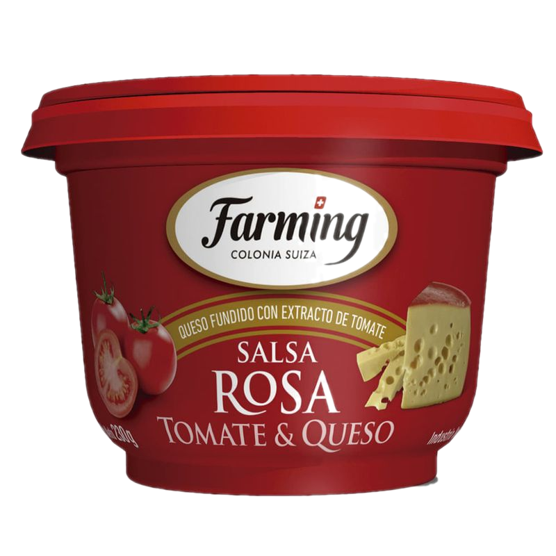 Salsa Rosa De Queso Y Tomate Farming 230 G